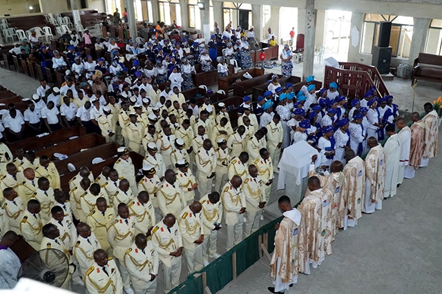 In commemoration of the Navy week and celebration of the Nigerian Navy 68th Anniversary with Interdenominational Church service carried out at Nigerian Navy Protestant Church