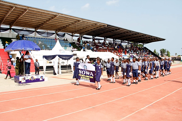 On Monday 27 May 2024, The Naval Officers' Wives Association (NOWA) organized a party and funfair to commemorate Children's Day Celebration at the Nigerian Navy Sport Arena, Navy Town